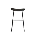 Tangle - Tabouret De Bar - Teck Recyclé Et Métal - Noir