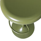 Isaac - Adjustable H61 Bar Stool - Metal - Khaki Green