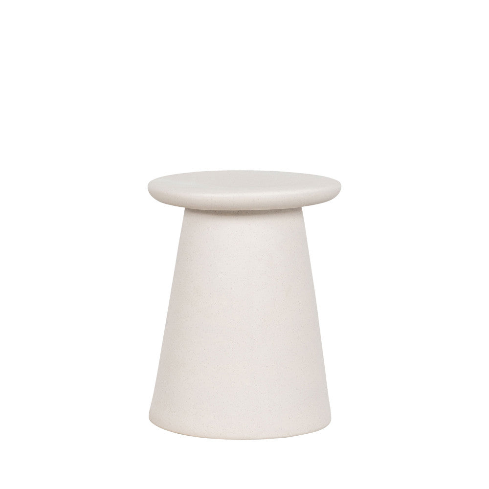 Button - Table D'Appoint - Céramique - Blanc