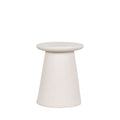 Button - Table D'Appoint - Céramique - Blanc