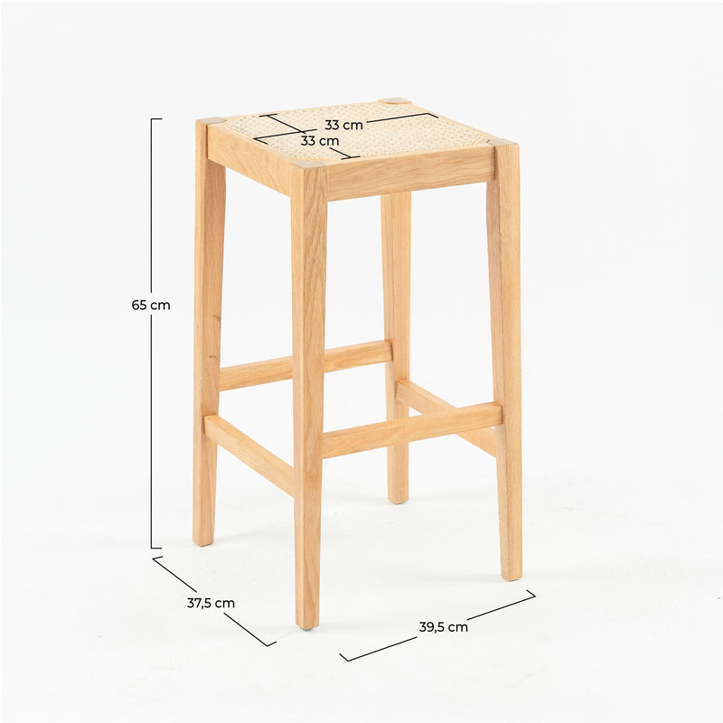 Kappa Bar Stool - Light Brown