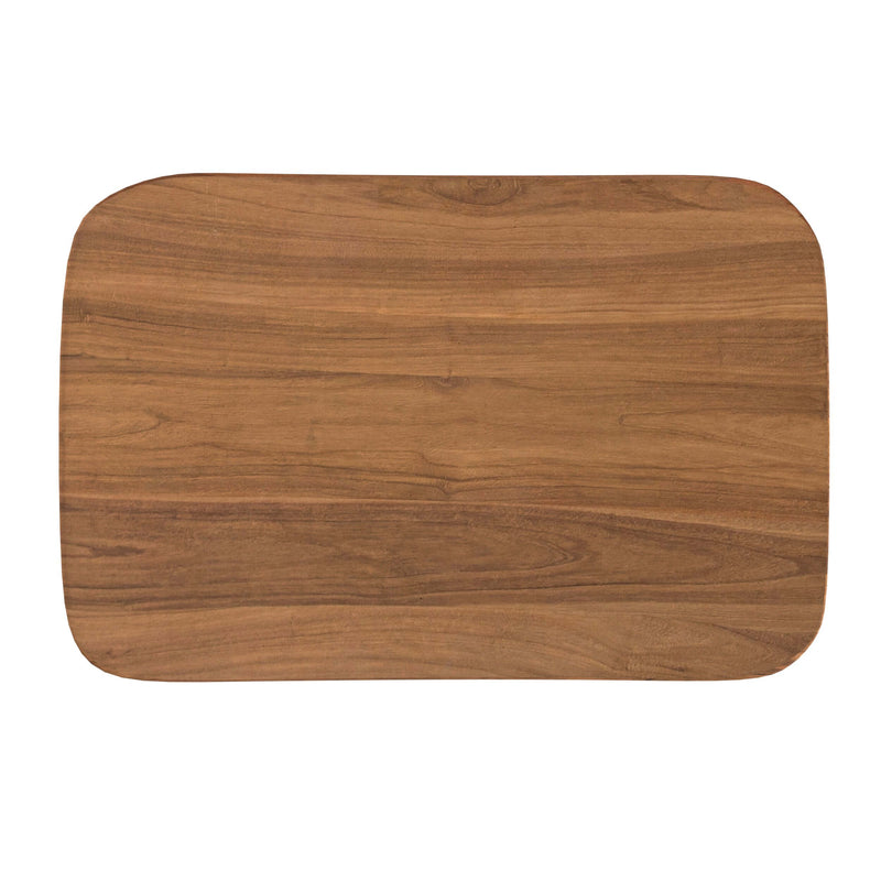 Tabouret de bar Vittoria en bois de teck 77 cm