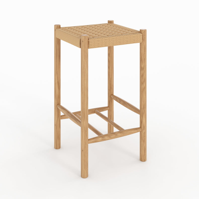 Kepler Bar Stool - Light Brown