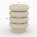Tabouret rond Félicie H41 cm