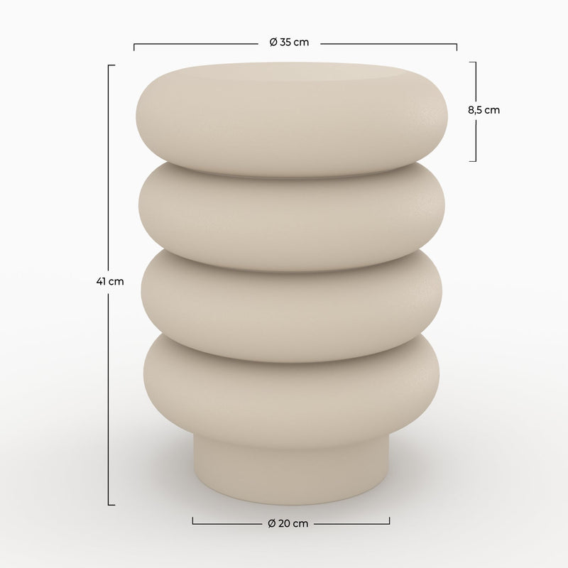 Tabouret rond Félicie H41 cm