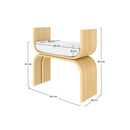 Tabouret Réane en rotin