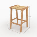 Kuna Bar Stool - Light Brown