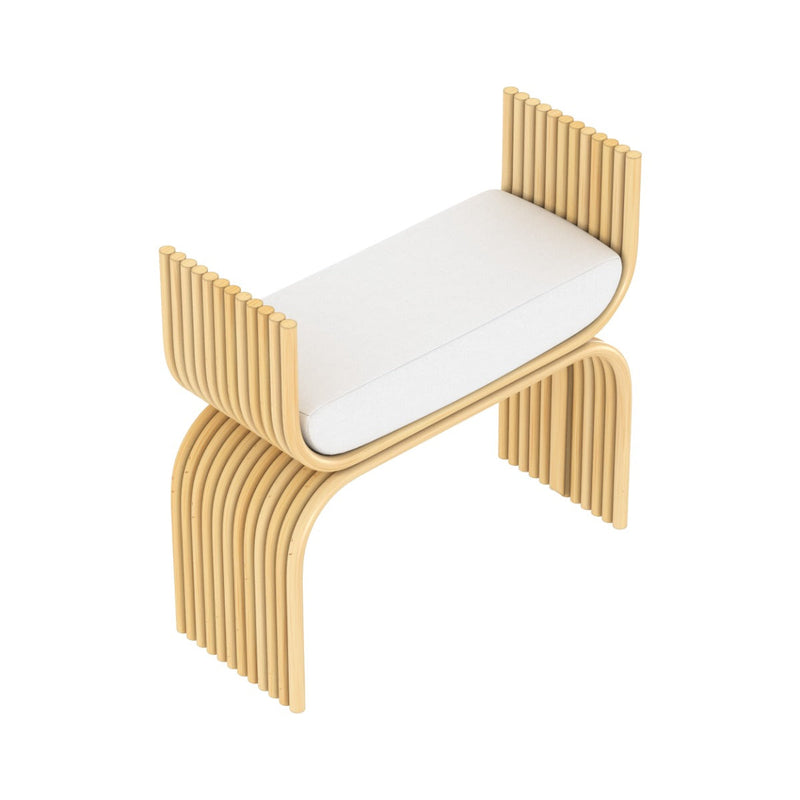 Tabouret Réane en rotin