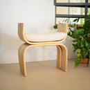 Tabouret Réane en rotin