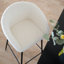 Marquise Bar Stool - White