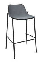 Taburete alto Round de Emu, negro