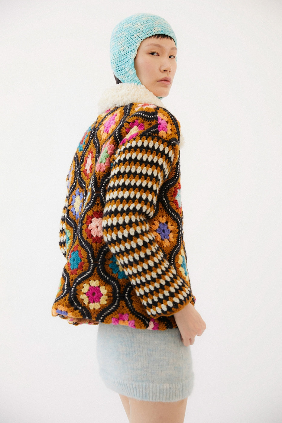 Veste En Laine Clara - Rust Brown