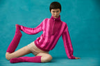 Linette Wool Jumper - Fuchsia & Pink