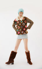 Veste En Laine Clara - Rust Brown