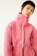 Kika Quilted Floral Jacket - Tan