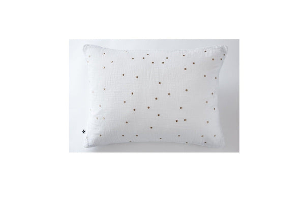 Gaia Chic - Taie D'Oreiller - Double Gaze De Coton - Chantilly