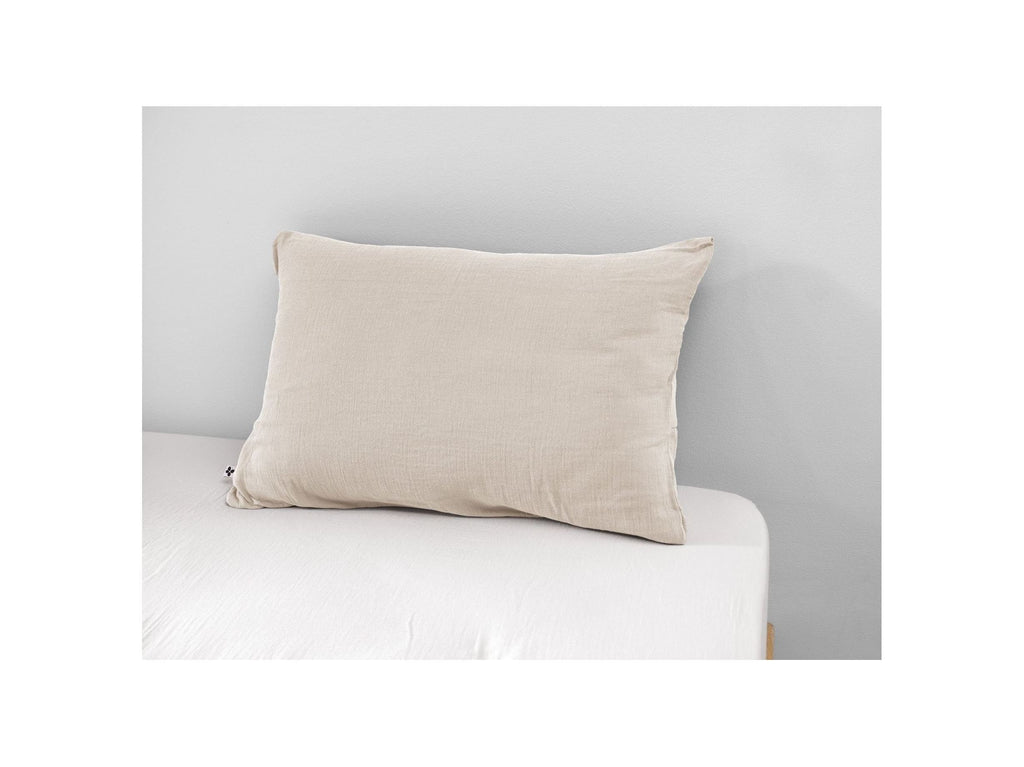 Gaia - Funda de almohada - Gasa Doble de Algodón - Pampa