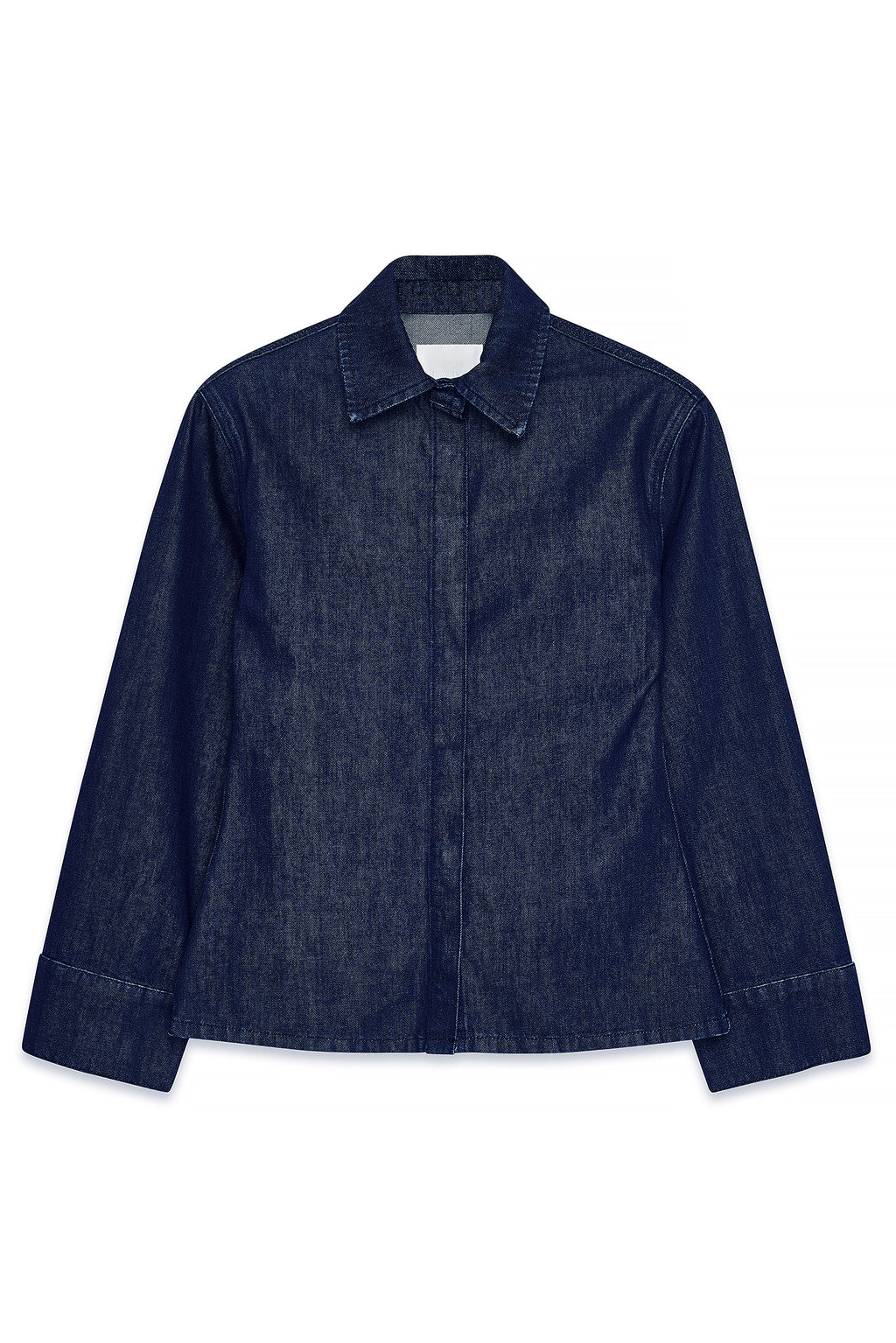 Tailored Denim Shirt - Raw Washed Denim