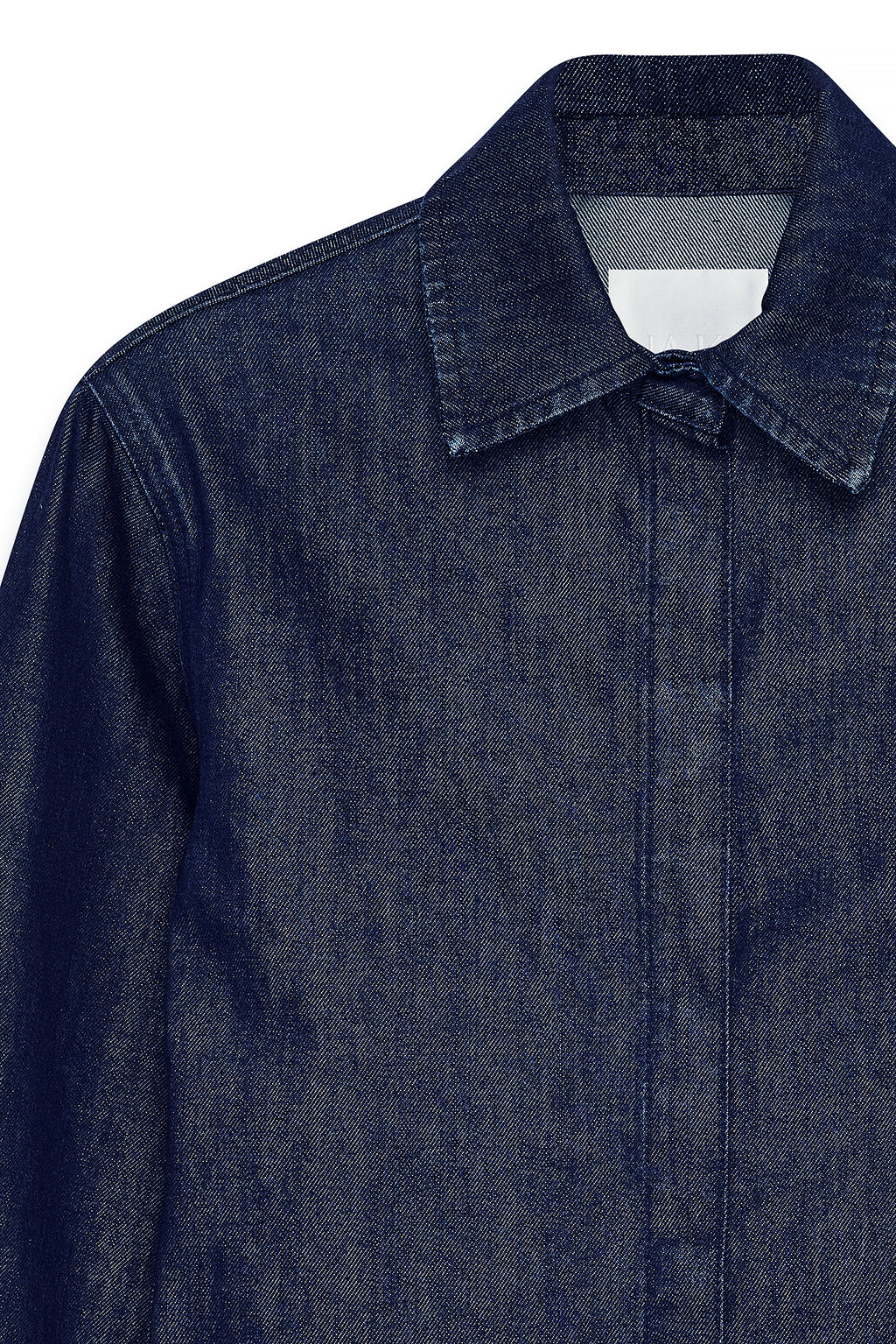 Tailored Denim Shirt - Raw Washed Denim
