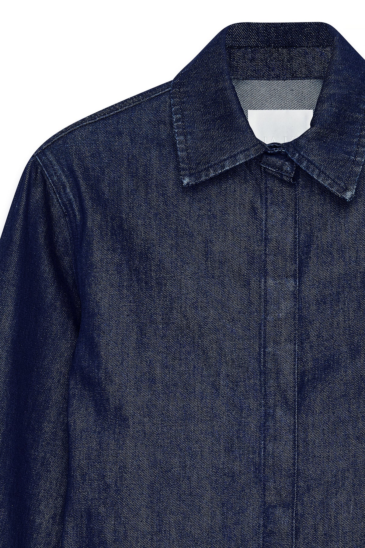 Tailored Denim Shirt - Raw Washed Denim