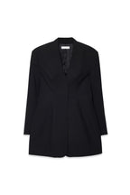 Robe Courte Style Tailleur Ajustée Noir