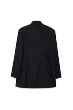 Robe Courte Style Tailleur Ajustée Noir