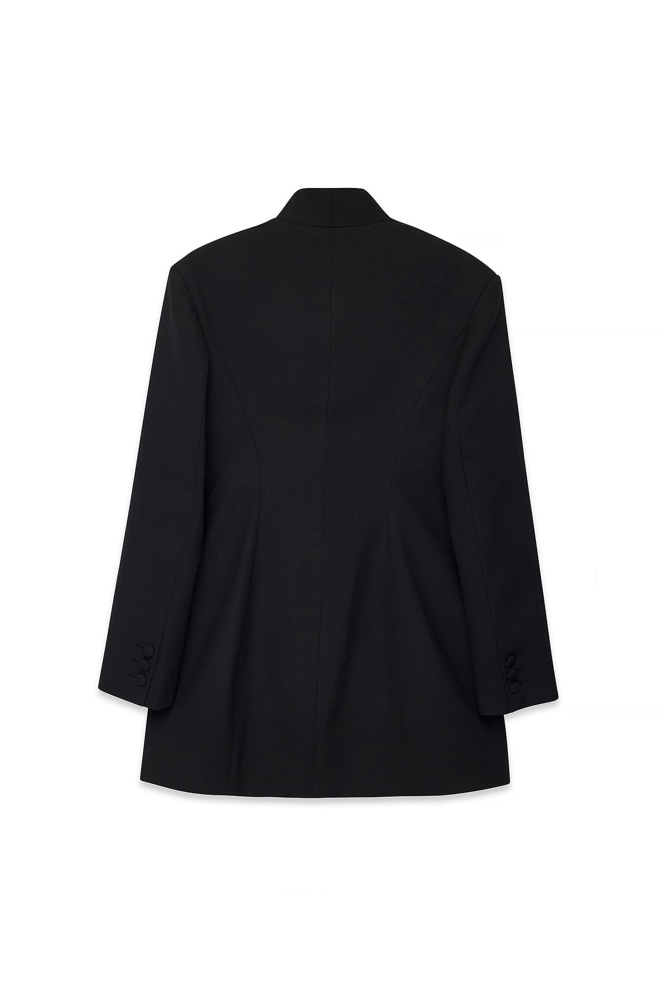 Robe Courte Style Tailleur Ajustée Noir