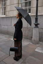 Robe Courte Style Tailleur Ajustée Noir