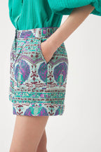 Short Tala - Aqua