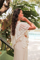 TALIA Beige - Top Dentelle