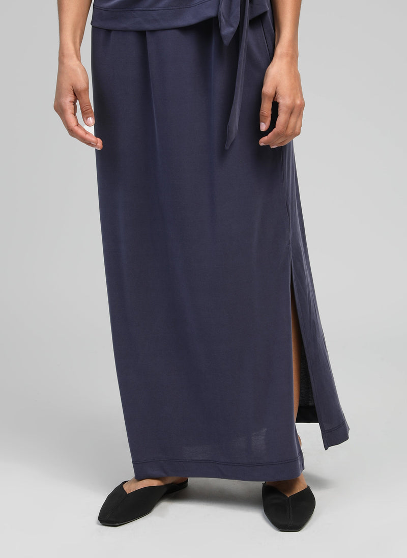 Talorya Navy Long Skirt