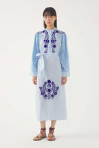 Robe Longue Tamir - Bleu