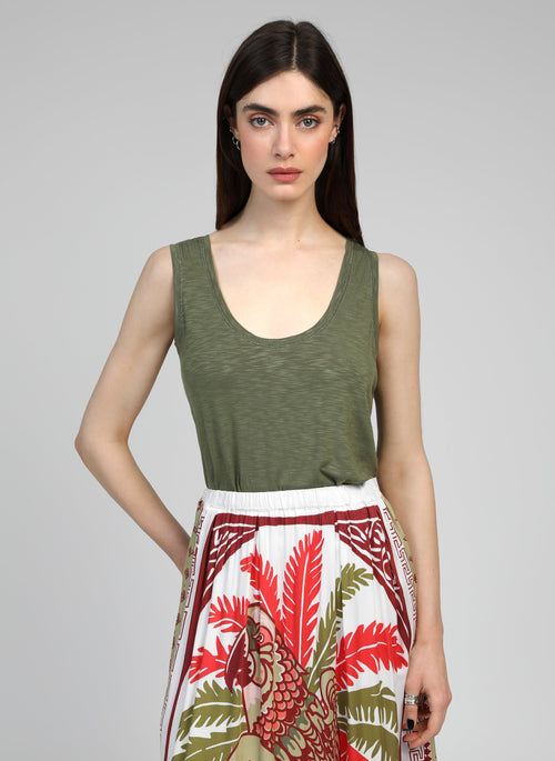 Debardeur Tanessa Kaki