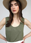 Debardeur Tanessa Kaki