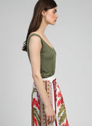 Debardeur Tanessa Kaki