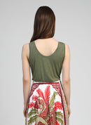 Debardeur Tanessa Kaki