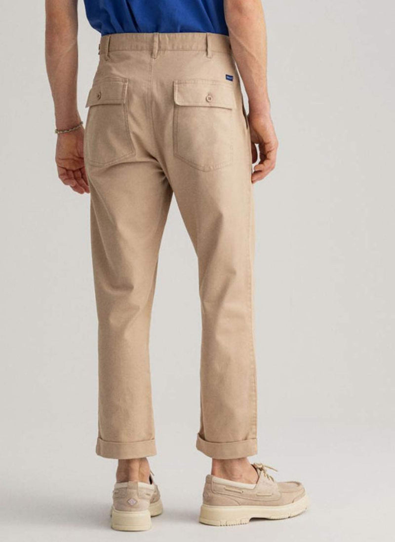 Gant - Pantalon Chino Fuselé - Dark Khaki - Homme