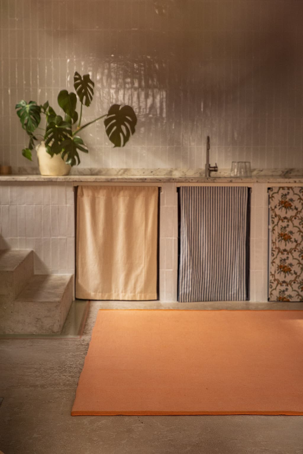 Tapis Sima - Abricot - Blush
