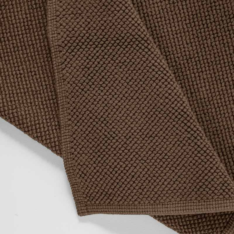 Boucle Cotton Bath Mat - Cocoa