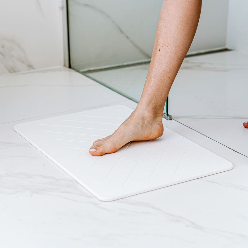 Tapis De Bain En Pierre De Diatomite - 3 Coloris