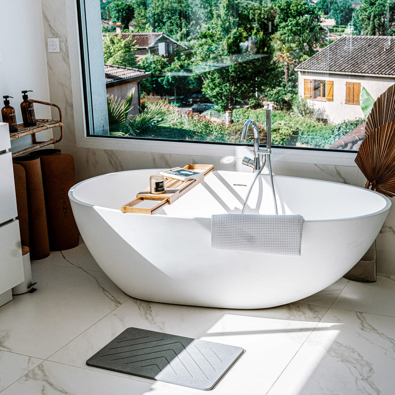 Tapis De Bain En Pierre De Diatomite - 3 Coloris
