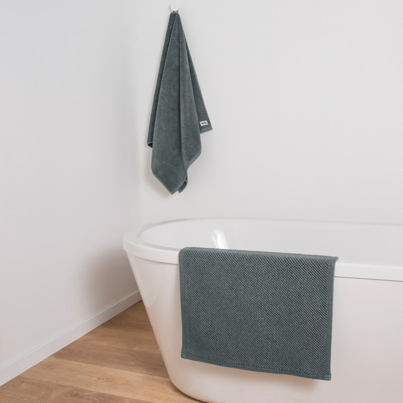 Tapis De Bain En Coton Bouclé - Orage