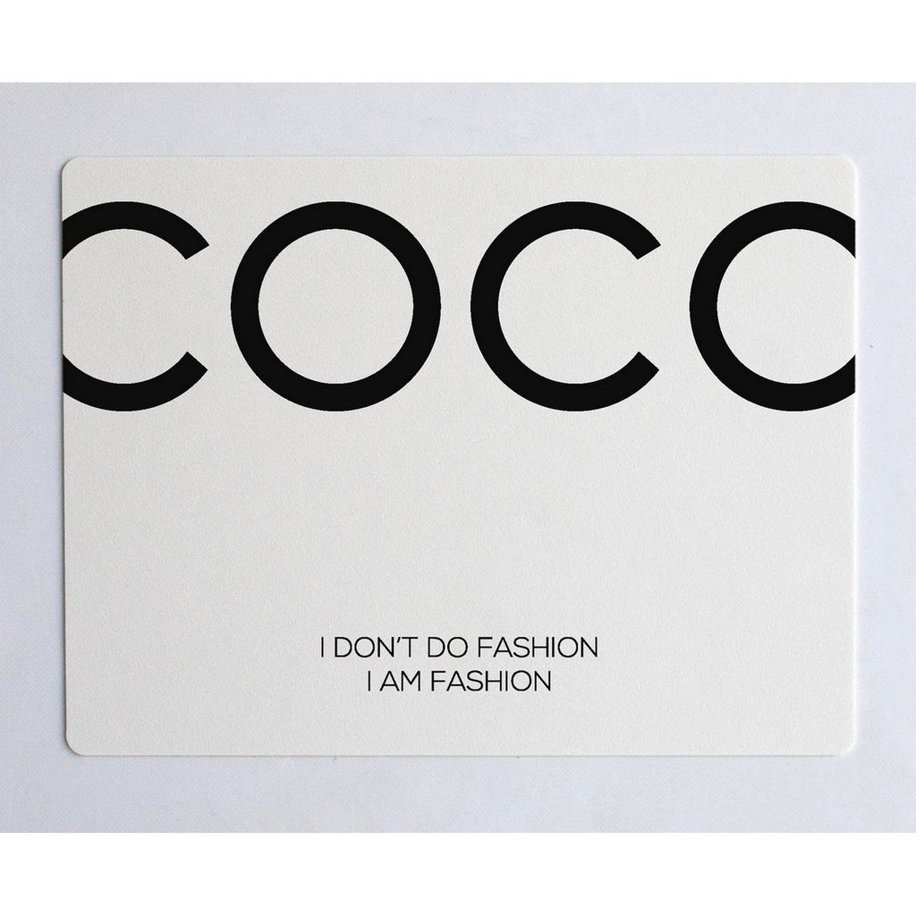 Tapis De Bureau - Coco Chanel