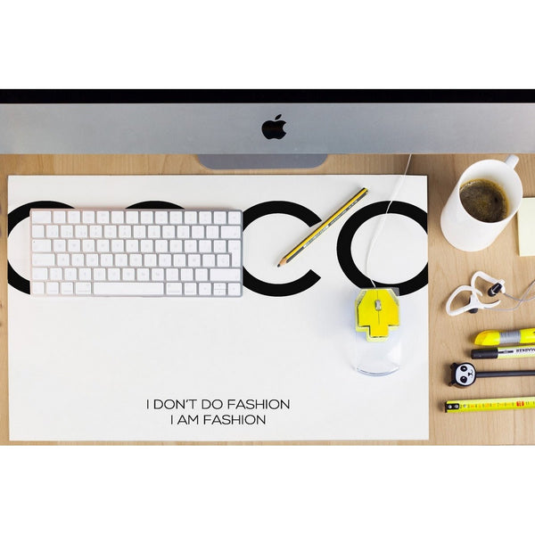 Desk Mat - Coco Chanel