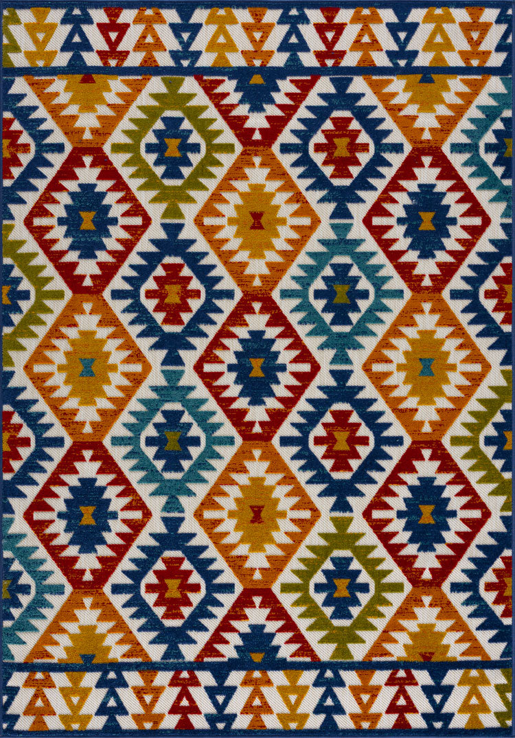 outdoor rug geometric patterns Nazar rugs