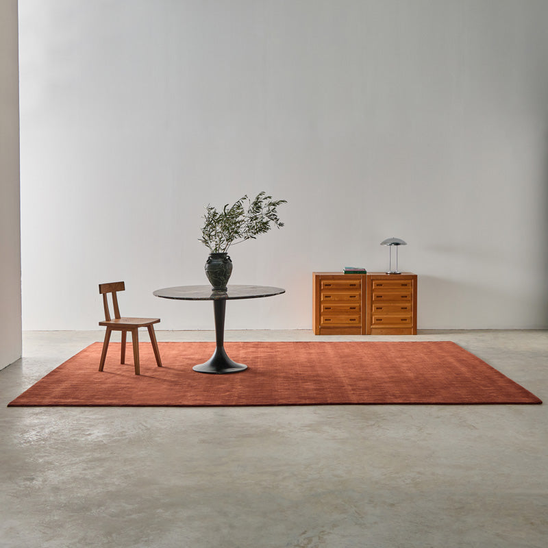 Tapis 100% Laine Nouvelle-Zélande - Rouille