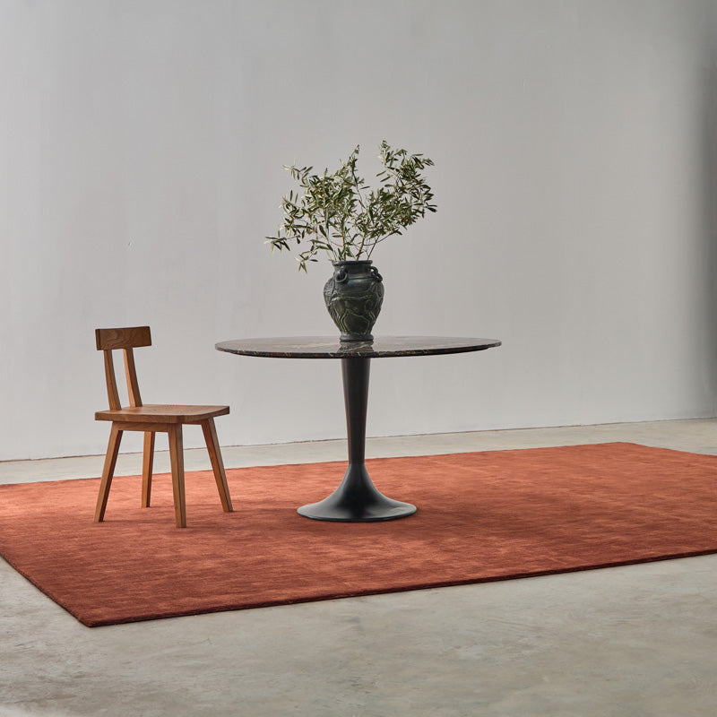 Tapis 100% Laine Nouvelle-Zélande - Rouille