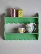 Salla - Set of 2 Shelves - Green - Fir