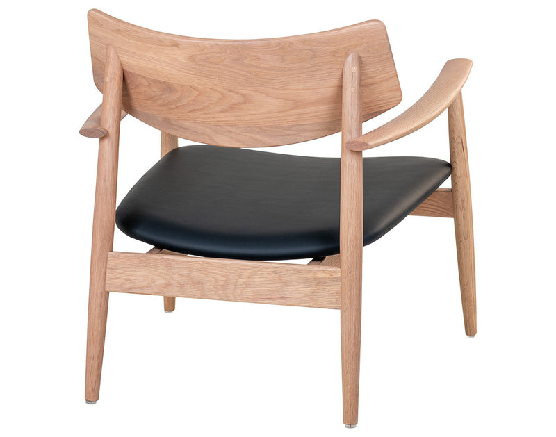 Tavira - Fauteuil - Simili - Bois / Noir