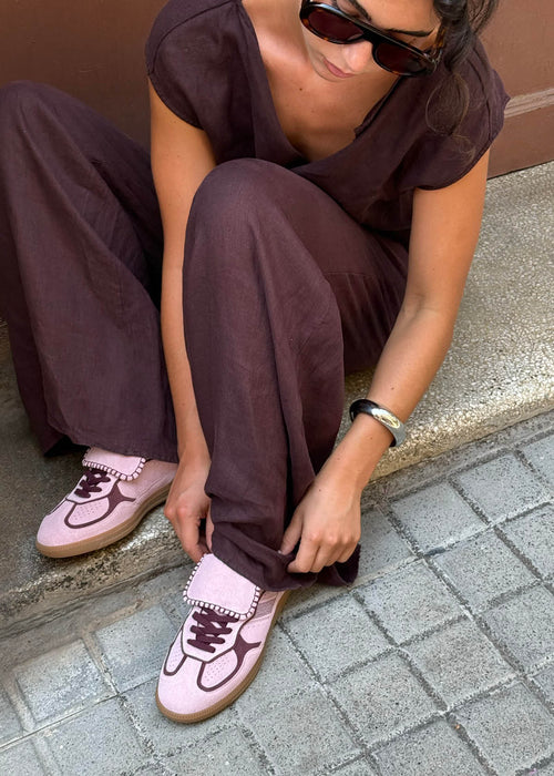Baskets Tb.490 Club - Suède Rose